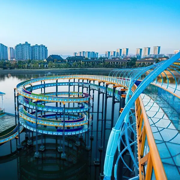 Large-scale Glass Water Slide