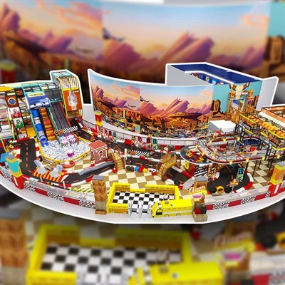 Parque infantil interior de juegos suaves